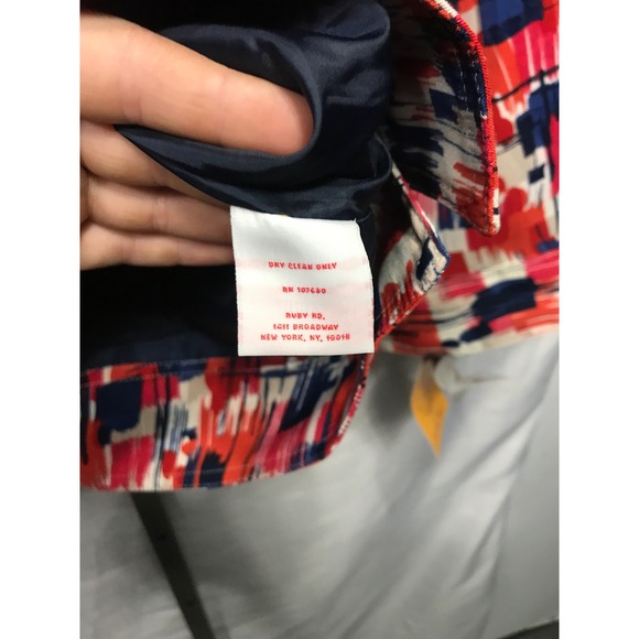 Ruby Rd Woman Abstract Print Button Front Jacket 16W - Picture 5 of 5